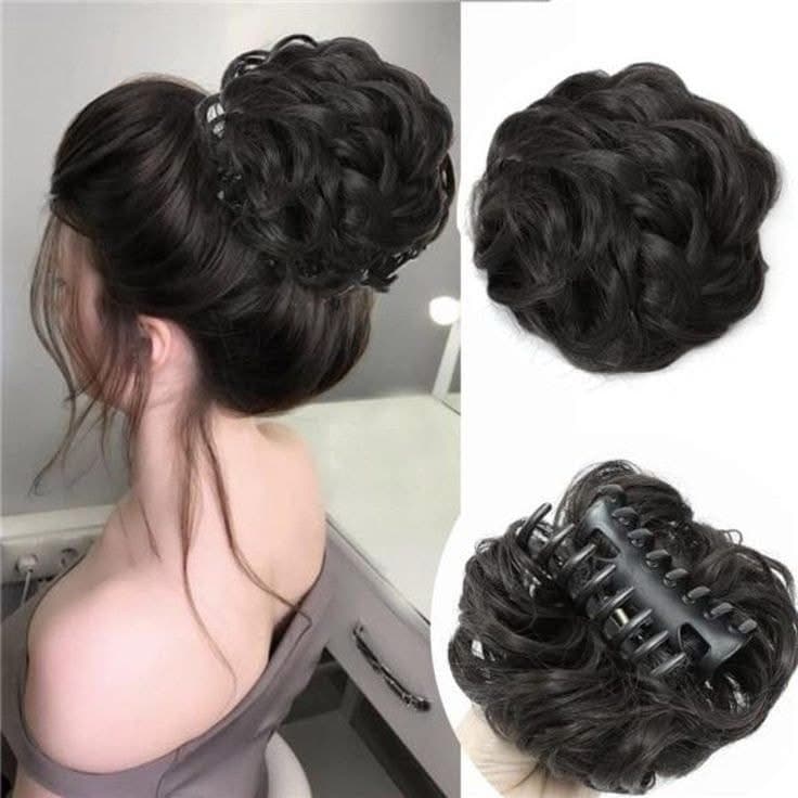 💕 Messi Hair Bun  &   🌸  Flower Hair Bun